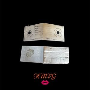 Vintage 1930 USMC Target & Paper Mess Cover (Hat) Marine Corp Memorabilia